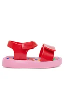 Buty dla dziewczynek - Melissa Sandały Mini Melissa Jump Print Bb 33663 Czerwony - miniaturka - grafika 1