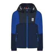 Kurtki i płaszcze dla chłopców - LEGO Unisex Regenjacke 8.000 Wassersäule w pełni klejona Atmungsaktiv Winddicht LWJochy 200 kurtka przeciwdeszczowa, 557 niebieska, 134 - miniaturka - grafika 1