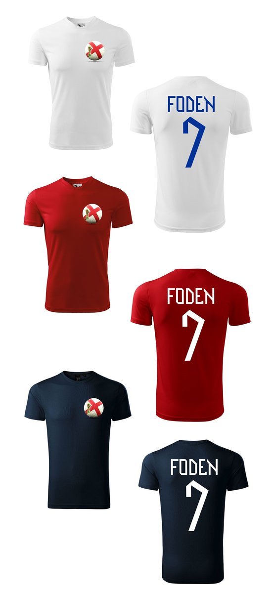 Treningowa Koszulka ENGLAND Phil FODEN 7