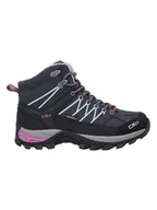 Buty trekkingowe damskie - CMP Skórzane botki trekkingowe "Rigel" w kolorze granatowym - miniaturka - grafika 1