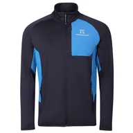 Bluzy sportowe męskie - Męska bluza Progress Forbes Rozmiar: XL / Kolor: czarny/niebieski - miniaturka - grafika 1