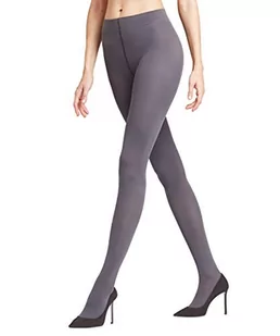 FALKE Pure Matt Rajstopy damskie 50 DEN Półkryjące Czarny Szary Plus Kolory Gładkie Matowe Ciepłe Gruby Średni Rozmiar Idealny na jesień lub zimę 1 Para, Szary (Platinum 3903), S - Rajstopy - miniaturka - grafika 1