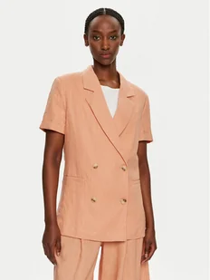 ViCOLO Marynarka TB2741 Pomarańczowy Regular Fit - Marynarki i żakiety damskie - miniaturka - grafika 1