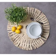 Obrusy i serwetki - Podkładka CASITA śr. 38 cm jasny brąz - miniaturka - grafika 1