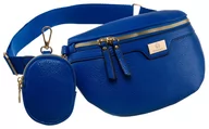 Nerki - Miejska Saszetka Listonoszka Damska Nerka Crossbody Portmonetka Na Suwak Rovicky, Niebieski - miniaturka - grafika 1