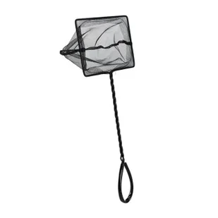 AniOne Siatka do wyławiania ryb, gruba, czarna 13 cm, 13 cm - Pozostałe akcesoria do akwarium - miniaturka - grafika 1