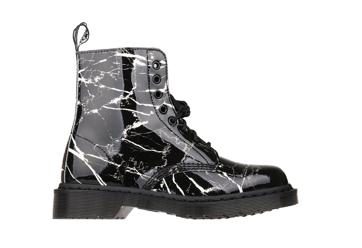 Buty Dr. Martens Pascal Black Patent Marble 36