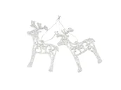 Dekoracje i nakrycia stołu na imprezę - Arpex Ozdoba świąteczna Renifer brokatowy - miniaturka - grafika 1