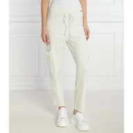 Spodnie damskie - Twinset U&B Spodnie | Straight fit | z dodatkiem wełny - miniaturka - grafika 1