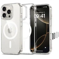 Etui i futerały do telefonów - Etui TECH-PROTECT Flexair Hybrid CC do Apple iPhone 16 Pro Przezroczysty - miniaturka - grafika 1