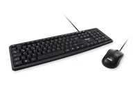 Zestawy myszka + klawiatura - Equip 245203 klawiatura Dołączona myszka USB QWERTY Włoski Czarny - miniaturka - grafika 1