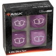 Akcesoria do gier planszowych - Magic the Gathering - Black Mana - Deluxe Loyalty Dice Set Ultra-Pro - miniaturka - grafika 1