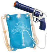 Plecaki - ﻿PISTOLET NA WODĘ Z PLECAKIEM REWOLWER SIKAWKA Plecak wodny Automatyczny - miniaturka - grafika 1