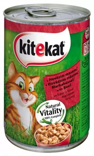 Kitekat konz. Wołowina / sos - Mokra karma dla kotów - miniaturka - grafika 1