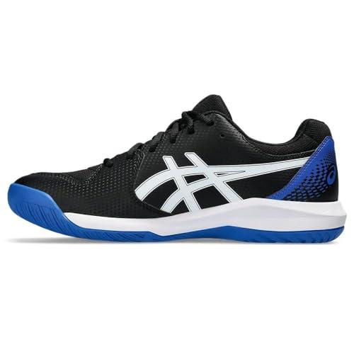 ASICS Żel-Dedicate 8 Clay, Męskie trampki, 47 EU, Black Tuna Blue, 47 EU