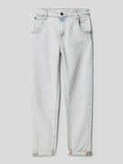 Spodnie i spodenki dla dziewczynek - Jeansy z detalami z logo i 5 kieszeniami model ‘BARELL’ - miniaturka - grafika 1
