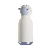 Bidony dla dzieci - Asobu Bestie Owca Butelka termiczna ze słomką 460 ml - miniaturka - grafika 1