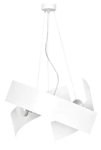 Biała nowoczesna lampa wisząca regulowana - 3X D026 Z4-L38 - Lampy sufitowe Biała nowoczesna lampa wisząca regulowana - 3X D026 Z4-L38 - Lampy sufitowe - miniaturka - grafika 1