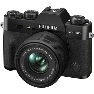 Fuji X-T30 Mark II czarny + XC 15-45mm F3.5-5.6 OIS PZ - Aparaty Cyfrowe - miniaturka - grafika 1