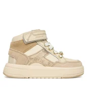 Buty dla dziewczynek - Sneakersy Mayoral 44572 Écru - miniaturka - grafika 1