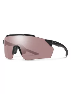 Okulary przeciwsłoneczne - SMITH Okulary sportowe "Ruckus" w kolorze czarno-jasnoróżowym - grafika 1