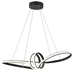 Canbera lampa wisząca LED czarny mat 338901-30   -20% w koszyku)