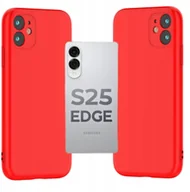 Etui i futerały do telefonów - NAKŁADKA SILICON CASE DO SAMSUNG GALAXY S25 EDGE CZERWONA - miniaturka - grafika 1