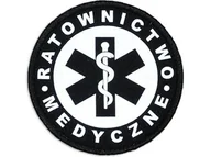 Odzież medyczna - Emblemat Odblaskowy Ratownictwo Medyczne Na Rzepie 8,5 Cm - miniaturka - grafika 1