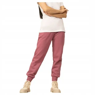 Outhorn Spodnie Dresowe Damskie F041 Różowe M - Spodnie damskie - miniaturka - grafika 1