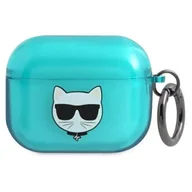 Akcesoria do słuchawek - Karl Lagerfeld KLAPUCHFL AirPods Pro cover niebieski/blue Choupette - miniaturka - grafika 1