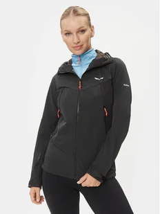 Salewa Kurtka outdoor Sella DST 28469 Czarny Regular Fit - Odzież trekkingowa damska - miniaturka - grafika 1