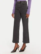 Spodnie damskie - Lola Casademunt by Maite Jeansy MF2514008 Szary Wide Leg - miniaturka - grafika 1