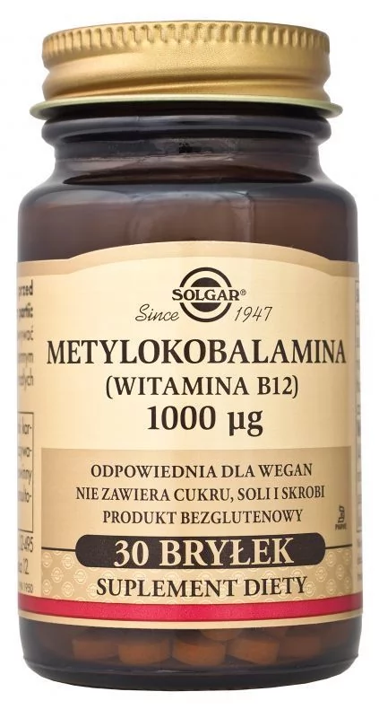 Solgar Metylokobalamina (Witamina B12) x 30 bryłek