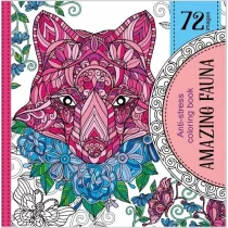 Kolorowanka antystresowa 200x200 Amazing Fauna TW Nowa - Poradniki hobbystyczne - miniaturka - grafika 1