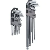 Narzędzia rowerowe - MANNESMANN Klucze Imbusowe + Torx Mannesman Zestaw 18El. (4003315708605) - miniaturka - grafika 1