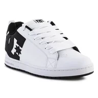 Buty sportowe męskie - Buty DC Court Graffik M 300529-WLK białe - miniaturka - grafika 1