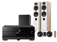 Kino domowe - Yamaha RX-A4A (czarny) +Diva 5 (dąb) + Diva 7 (dąb) + Basso 880 (czarny) - miniaturka - grafika 1