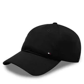 Czapki męskie - Czapka z daszkiem Tommy Hilfiger 1985 Pique Soft 6 Panel Cap AM0AM12150 Czarny - miniaturka - grafika 1