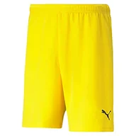 Piłka nożna - PUMA Szorty piłkarskie teamRISE męskie żółte czarne rozm. XXL - miniaturka - grafika 1