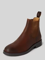 Botki męskie - Buty chelsea ze skóry z detalem z logo model ‘Prepdale’ - miniaturka - grafika 1