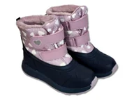 Śniegowce damskie - Buty Śniegowce Cleve Rozmiar 32 - Dziewczęce Granatowe - miniaturka - grafika 1