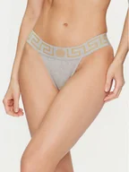 Majtki damskie - Versace Stringi AUD01042 Szary - miniaturka - grafika 1