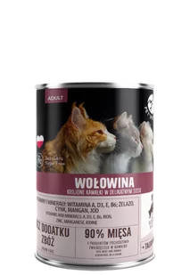 Pet Republic PetRepublic kawałki w sosie z wołowiną 6x400g - Mokra karma dla kotów - miniaturka - grafika 1