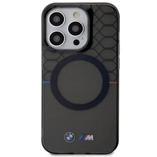 Etui BMW BMHMP14LHGPK iPhone 14 Pro 6.1" szary/grey Pattern MagSafe - Etui i futerały do telefonów - miniaturka - grafika 3
