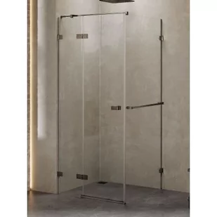 New Trendy EXK-3260 KABINA AVEXA GUNMETAL BRUSHED PROSTOKĄTNA L 80x90x200 CZYSTE 6mm ACTIVE SHIELD - Kabiny prysznicowe - miniaturka - grafika 2