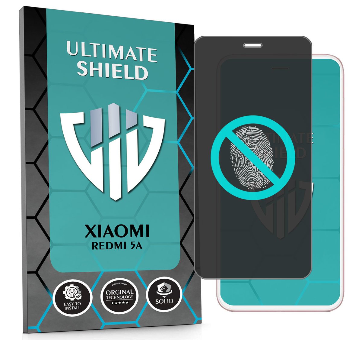 NAJLEPSZE SZKŁO 5D PEŁNE DO XIAOMI REDMI 5A SZKIEŁKO NIETŁUKĄCE ORYGINAŁ