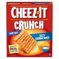 Krakersy - CHEEZ IT CRUNCH ZESTY CHEDDAR RANCH - KRAKERSY CHEDDAR- USA - OUTLET - miniaturka - grafika 1