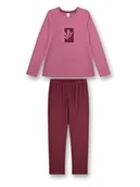 Piżamy dla dziewczynek - Sanetta Piżama w kolorze jasnoróżowo-czerwonym - miniaturka - grafika 1