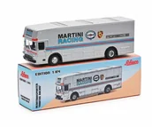 Samochody i pojazdy dla dzieci - Schuco Mercedes Benz O 317 Renntransporter 1:64 452027400 - miniaturka - grafika 1