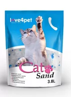Żwirek dla kotów - Żwirek Silikonowy CAT SAND 3,8l - miniaturka - grafika 1